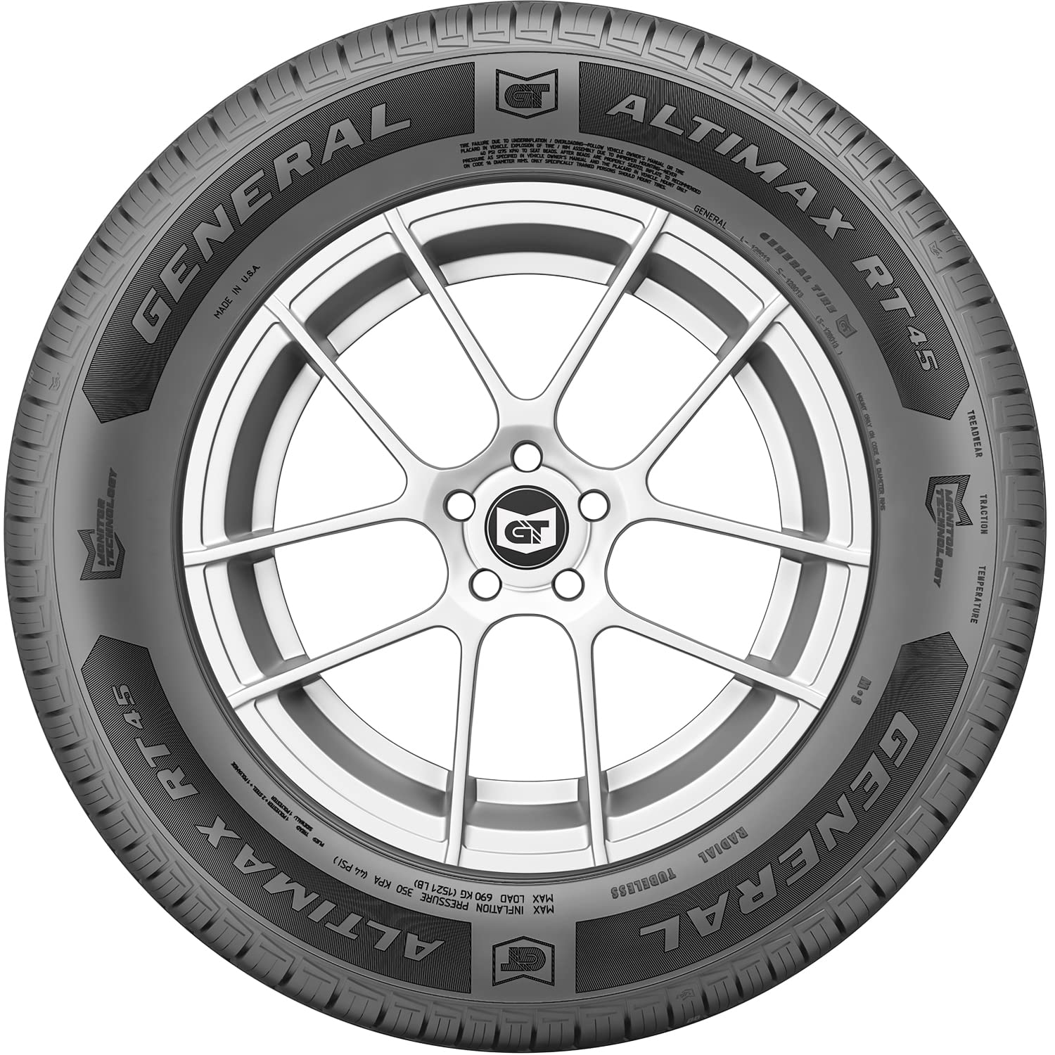 Amazon.com: General 225/45R18 95V XL GENERAL ALTIMAX RT45 BW